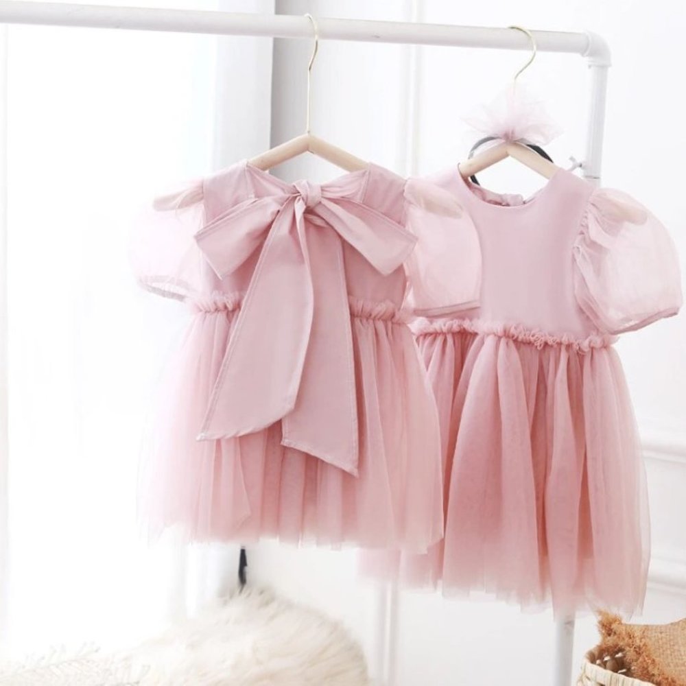Toddler Pink Easter Dress, Toddler Dusty Rose Dress, Toddler Spring, Dress